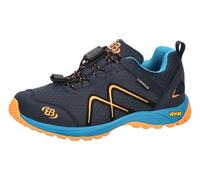 Brütting Guide - Scarpe da Trekking, 32 EU, Colore: Blu Petrolio/Arancione
