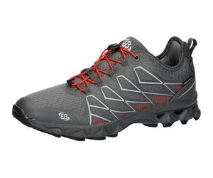 Brütting Missione, Scarpe da Trekking Unisex-Adulto, Grigio/Rosso, 40 EU