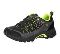 Brütting Monte Egmont, Scarpe da Trail Running Unisex-Adulto, Nero Grigio Limone, 42 EU