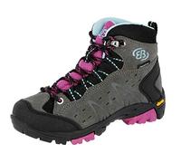 Brütting, Mount Bona High Kids, Scarpe da Arrampicata Alta, Unisex - Bambini e ragazzi, Grigio Lila Blu, 34 EU