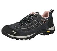 Brütting Mount Crillon Low, Scarpe da trekking e outdoor Donna, Grigio/Rosa, 38 EU