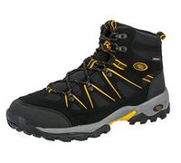 Brütting Mount Hunter High, Scarpe da Arrampicata Alta, Uomo, Nero/Giallo, 48 EU