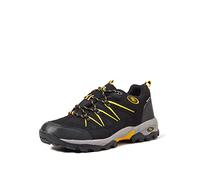 Brütting Mount Hunter Low Scarpe da Arrampicata Basse Uomo, Nero (Nero/Giallo), 42 EU