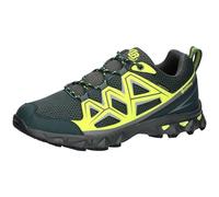 Brütting Power, Scarpe Basse da Trekking ed Escursionismo Unisex-Adulto, Oliv Limone Grigio, 39 EU