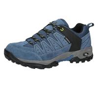 Brütting Scarpe da Trekking Unisex Mount Pinos Low Blu/Nero/Limone, 42 EU