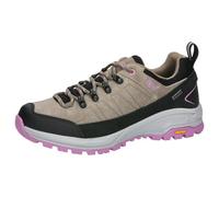 Brütting Scarpe da Trekking Unisex Mount Sellery Low Beige/Nero/Viola 44 EU, Beige Nero Viola, 44 EU