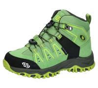 Brütting Stivali da Trekking Unisex per Bambini Mount Pinos High Kids, Verde Nero Limone, 34 EU