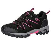 Brütting Unisex Mount Hunter Low Trekking- & Wanderhalbschuhe. Perfette per escursionismo, passeggiate, trekking. Antiscivolo, impermeabili, durevoli., nero/rosa, 39 EU