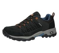 Brütting Unisex Mount Pinos Low Scarpe Trekking, Nero, Blu, Arancione, 47 EU