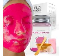 BRÜUN Beauty Hydrogel Maschere Viso In Gelatina Idratanti Hydro jelly Melograno Maschera Per Il Viso Jellymask Naturale Antirughe Aturali Per Tutti I Tipi Di Pelle, 650g