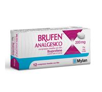 Brufen - Analgesico a base di Ibuprofene - 12 compresse rivestite - 200 mg