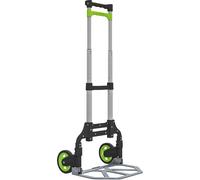 Brugel Carrello Portapacchi Pieghevole Capacità 70 kg in Alluminio Argento