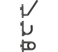 Ribimex - KIT 30 GANCI PER PANNELLO PORTA UTENSILI PORTATTREZZI HOBBY E FAI DA TE