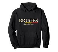 Bruges Belgium Souvenir Felpa con Cappuccio