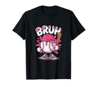 Bruh Baseball Ice Cream Drip Pastel Giunto Giovane Baseball Maglietta