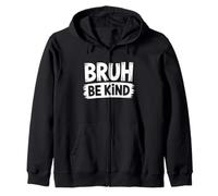 Bruh Be Kind Funny Orange Anti Bullismo Unity Day Giovani Bambini Felpa con Cappuccio