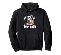 Bruh Bro Kids Blue Merle Australian Shepherd Lover Felpa con Cappuccio