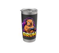 Bruh Capybara Videogiochi Divertente Controller Console per PC Gamer Bicchiere termico in acciaio inox doppia parete