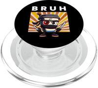 Bruh Cyborg Cappuccino Assassino Italiano Brainrot Meme Bambini PopSockets PopGrip per MagSafe