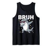 Bruh Dabbing Shark Occhiali da Sole Divertenti Shark Dabbing Cute Kids Canotta
