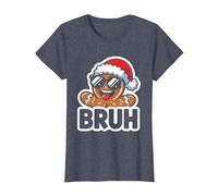 Bruh - Divertente omino di Pan di Zenzero, per Ragazzi, Ragazzi e Bambini Maglietta, Donna, Pervinca, L