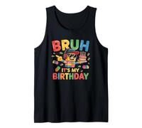 Bruh È Il Mio Compleanno Building Blocks Boy Birthday Canotta