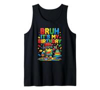Bruh È Il Mio Compleanno Building Blocks Boy Birthday Canotta
