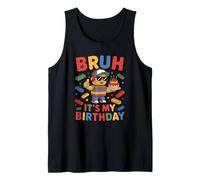 Bruh È Il Mio Compleanno Building Blocks Boy Birthday Canotta