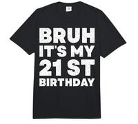 Bruh, è Il Mio ventunesimo Compleanno, 21 Anni, ventifunesimo Compleanno Comfort Colors Adult Heavyweight T-Shirt