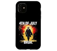 Bruh George Washington Fireworks 4 luglio Ragazzi Bambini Custodia per iPhone 11