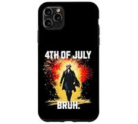 Bruh George Washington Fireworks 4 luglio Ragazzi Bambini Custodia per iPhone 11 Pro Max