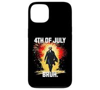 Bruh George Washington Fireworks 4 luglio Ragazzi Bambini Custodia per iPhone 13