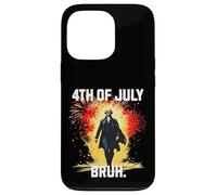Bruh George Washington Fireworks 4 luglio Ragazzi Bambini Custodia per iPhone 13 Pro