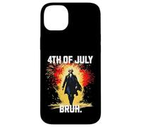 Bruh George Washington Fireworks 4 luglio Ragazzi Bambini Custodia per iPhone 14 Plus