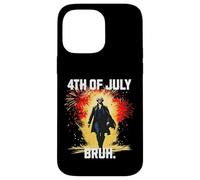 Bruh George Washington Fireworks 4 luglio Ragazzi Bambini Custodia per iPhone 14 Pro Max