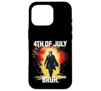 Bruh George Washington Fireworks 4 luglio Ragazzi Bambini Custodia per iPhone 16 Pro
