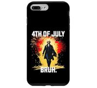 Bruh George Washington Fireworks 4 luglio Ragazzi Bambini Custodia per iPhone 7 Plus/8 Plus