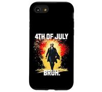 Bruh George Washington Fireworks 4 luglio Ragazzi Bambini Custodia per iPhone SE (2020) / 7 / 8