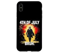 Bruh George Washington Fireworks 4 luglio Ragazzi Bambini Custodia per iPhone XS Max