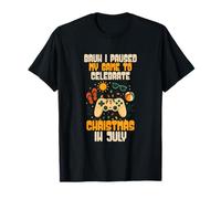 Bruh Ho messo in pausa il mio gioco per festeggiare il Natale a luglio Kids Maglietta
