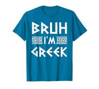 Bruh I'm Greek Funny Festival Greco Antico Bambini greci Maglietta