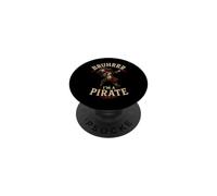 Bruh Io sono un pirata divertente Dabbing Cartoon Summer Graphic PopSockets PopGrip Adesivo