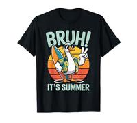 Bruh It’s Summer | Funny Silly Goose Beach Meme Tee Maglietta