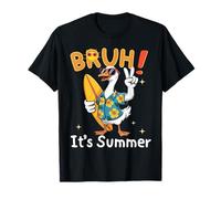Bruh It’s Summer | Funny Silly Goose Beach Meme Tee Maglietta