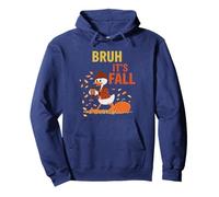 Bruh It's Fall - Divertente Design con Zucca, caffè e Anatra Felpa con Cappuccio
