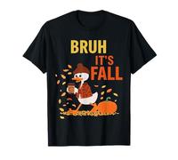 Bruh It's Fall - Divertente Design con Zucca, caffè e Anatra Maglietta
