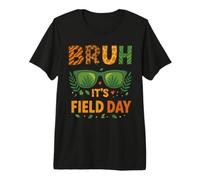 Bruh It's Field Day Safari Jungle Zoo Trip Matching Kids Maglietta Premium