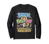 Bruh It's Field Trip Let The Games Begin Maglia a Manica