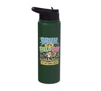 Bruh It's Field Trip Let The Games Begin Stainless Steel Insulated Water Bottle