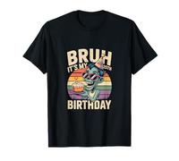 Bruh It's My 25th Birthday Funny Zombie Halloween Party Maglietta